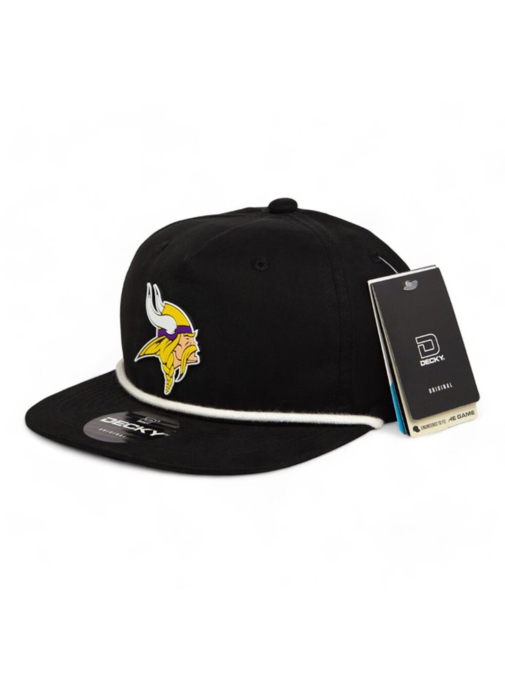 Minnesota Vikings 3D Classic Rope Hat- Black/ White